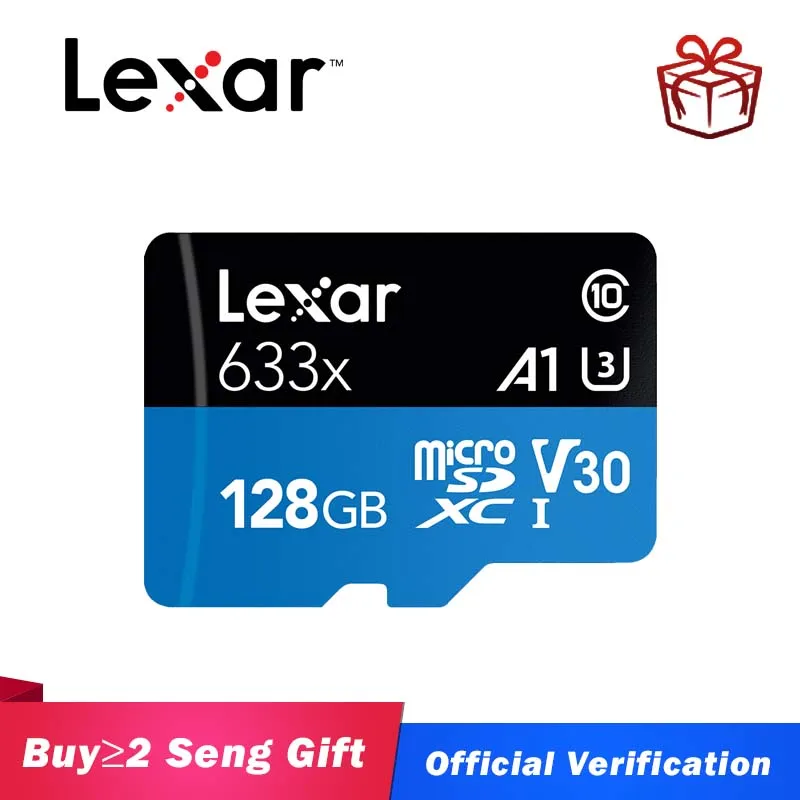 Оригинальная карта памяти Lexar 128 Гб micro sd 256 ГБ Мини 64 Class10 32 tarjeta 512 tf флеш для 4K HD