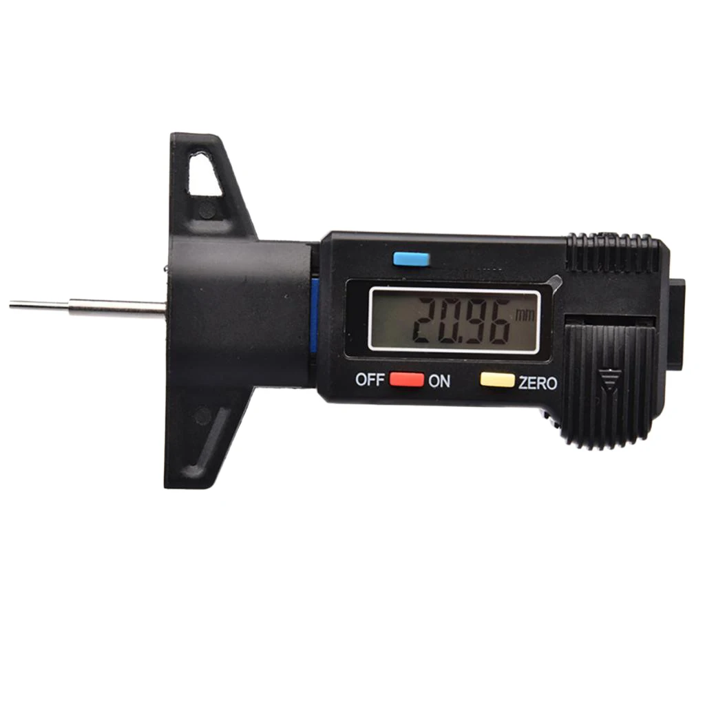 

LCD Display 0-25.4mm Electronic Tire Tread Depth Gauge Measurer Test Tool