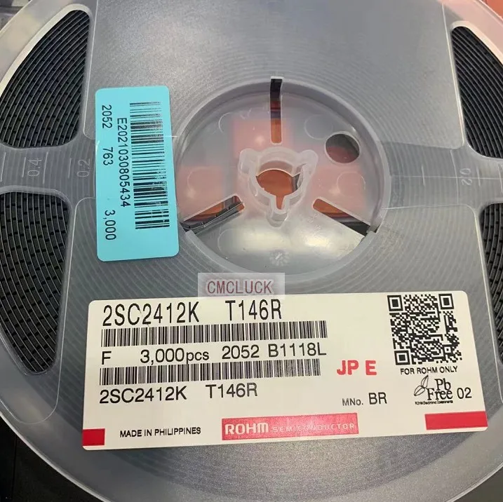 

50 шт. 2SC2412kt146R Печатный Тип BR триодный транзистор SOT23 ROHM CJ оригинальный