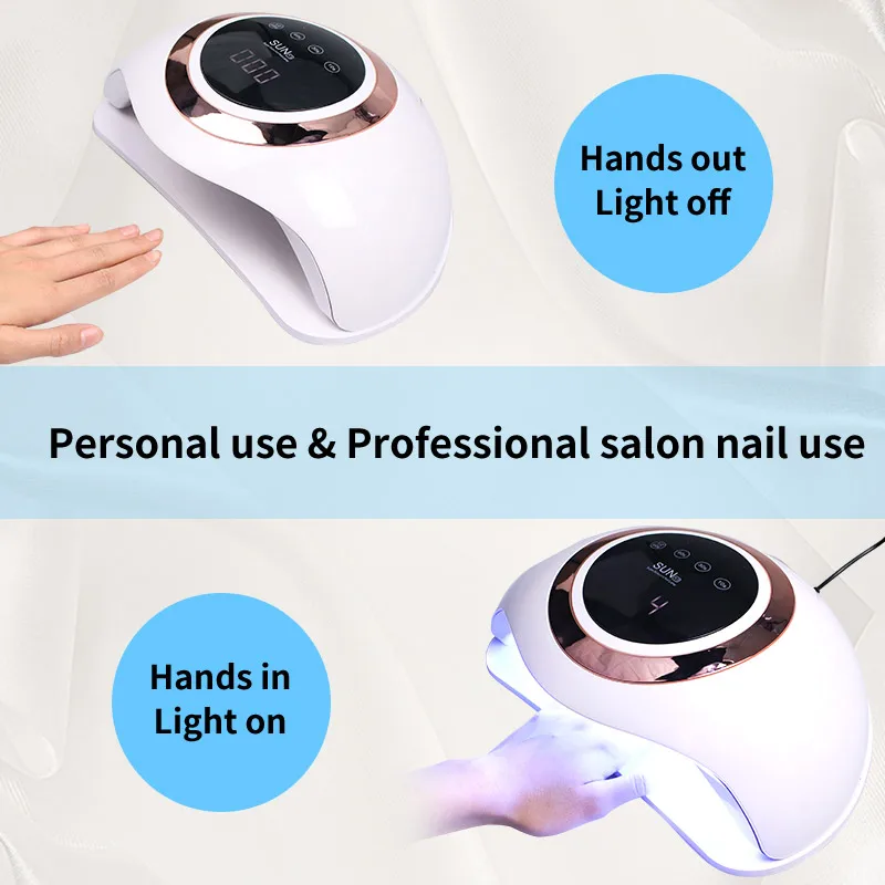 Лампа маникюрная УФ/LED для сушки всех видов гель лака Сушилка ногтей маникюра