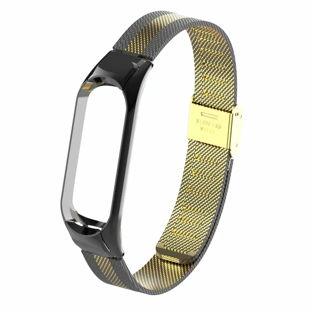 Браслет OMESHIN Mi Band 4 металлический Безвинтовой браслет из нержавеющей стали для