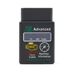 Диагностический сканер ELM327 V1.5 OBD2, компактный считыватель кодов с поддержкой Bluetooth, для AndroidIOSWindows