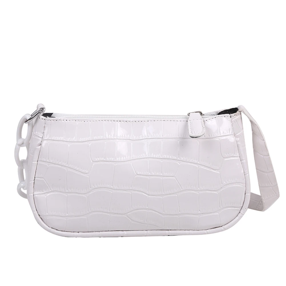 

Fashion Exquisite Shopping Bag Women Alligator Pattern Underarm Bag Shoulder Bag Lady Chain Casual Travel Totes