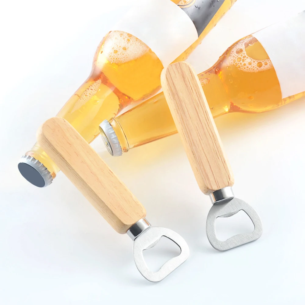 6 шт. открывалка для бутылок с деревянной ручкой|Блендеры коктейлей| |