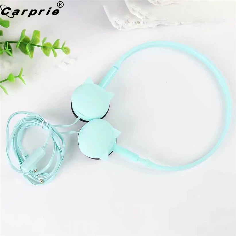 Проводные наушники CARPRIE с изображением кошки 4 цвета 3 5 мм AUX для iPhone Android 201 |