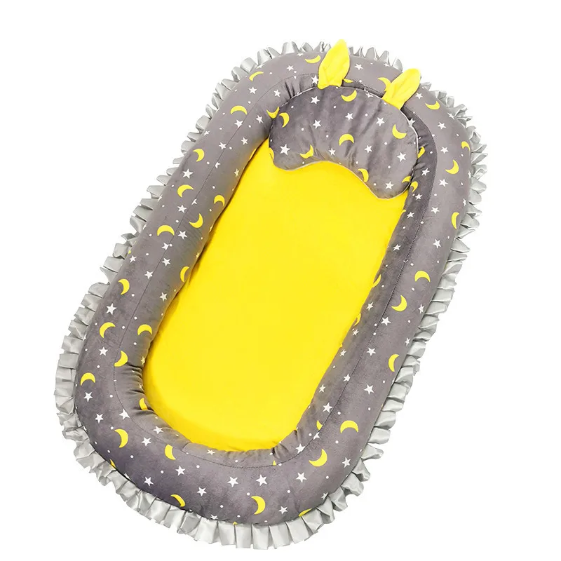 Портативная детская кроватка Battilo для новорожденных хлопковая кровать девочек и