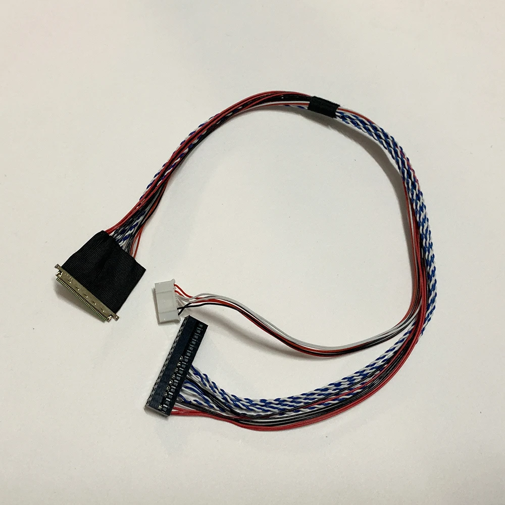 

Universal 1ch 6bit 40pins lvds cable 300mm LP140WH1 screen cable 0.5mm Pin Pitch for LCD DIY Modified display