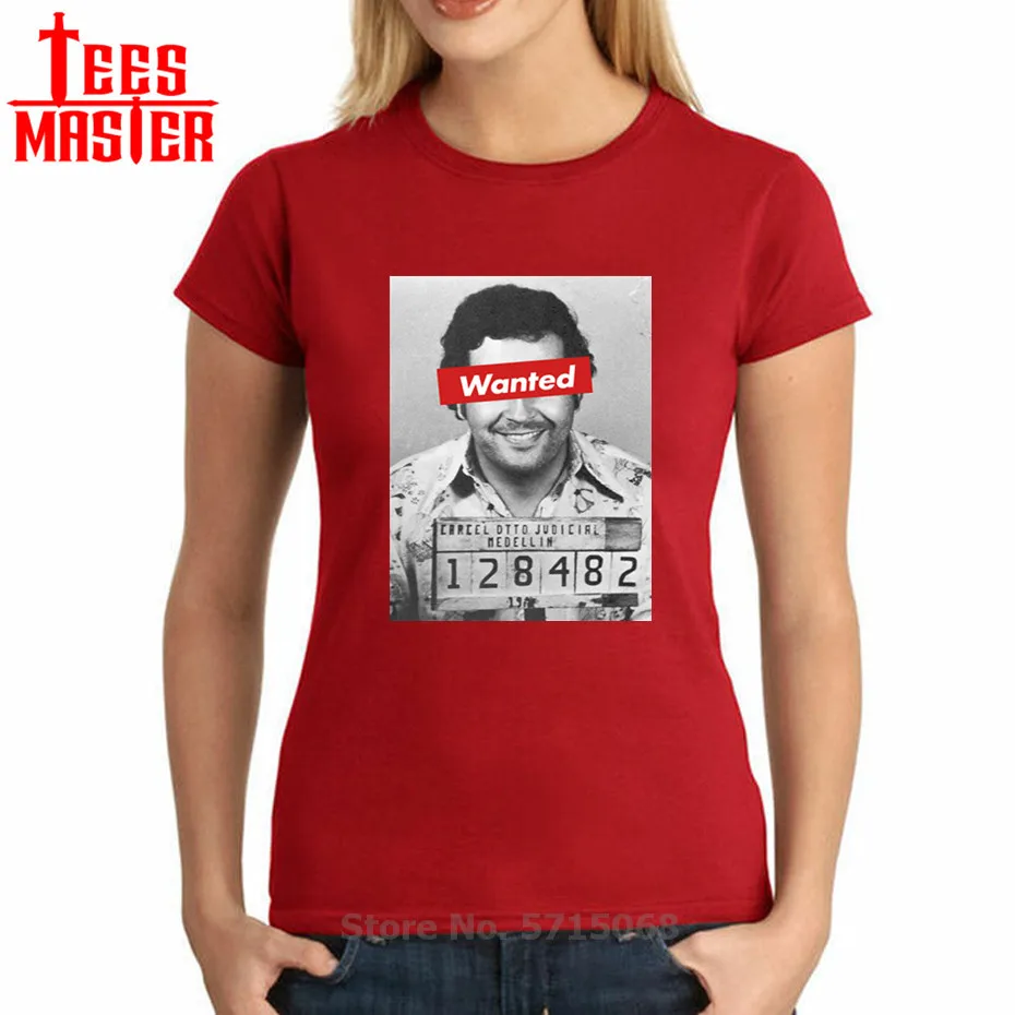 Хотел Pablo Escobar нарко женская футболка в стиле хип-хоп футболки Camisetas рубашка