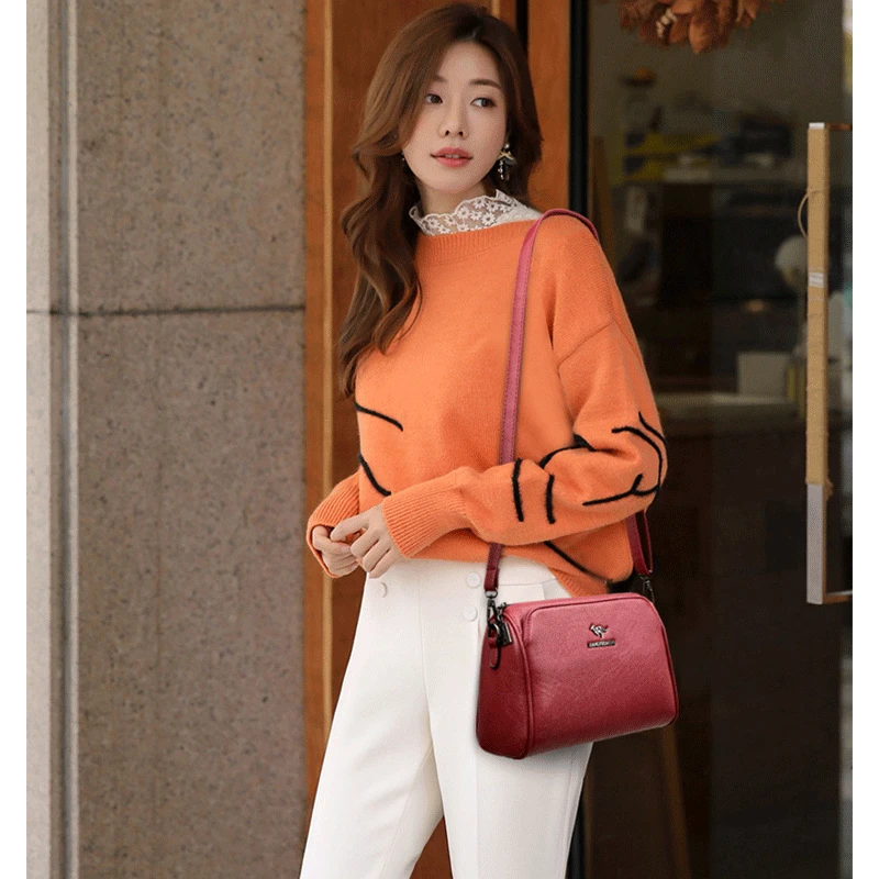 Женские сумки через плечо из мягкой кожи винтажные 2019|Сумки с ручками| |