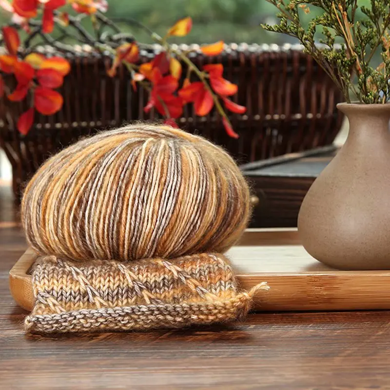 50g/Ball Camouflage Cotton Wool Crochet Yarn Warm Skin-friendly For Knitting Soft Scarf Hat Sweater Thick Hand |