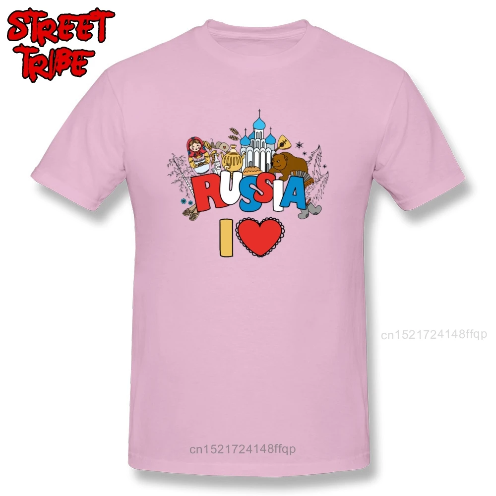 Мужская футболка с надписью Россия синие футболки Love Russia хлопковая для