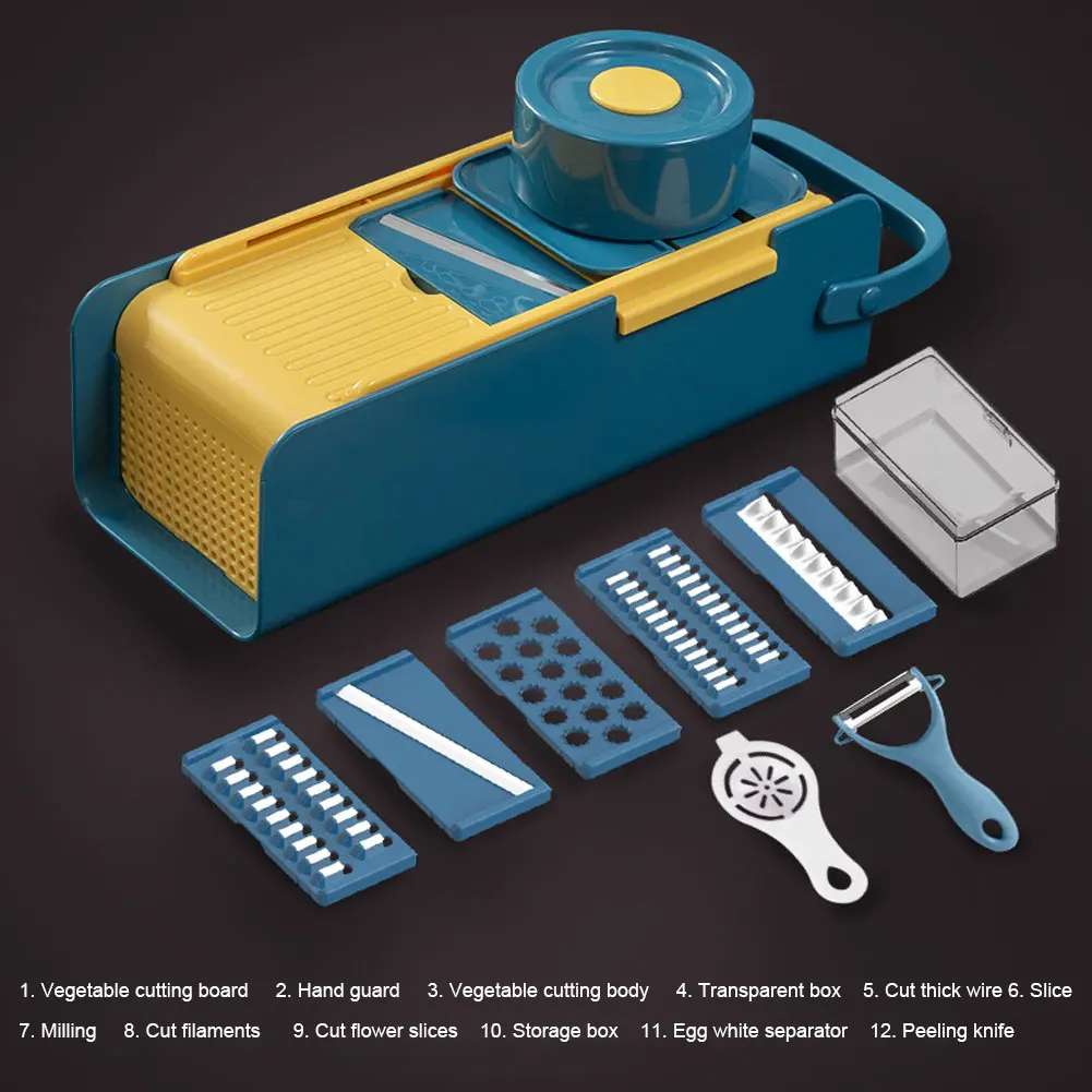 

5 in 1 Vegetable Slicer Cutter Vegetable Shredder Food Shredding Machine for Cutting Vegetables Cheese Potatoes Fruit Salads