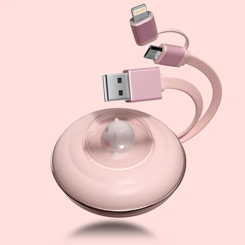

USB-кабель 2 в 1 для быстрой зарядки iphone типа c Micro