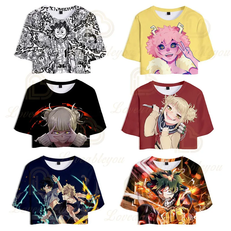 Женский кроп топ с коротким рукавом и 3D принтом лето 2020| |