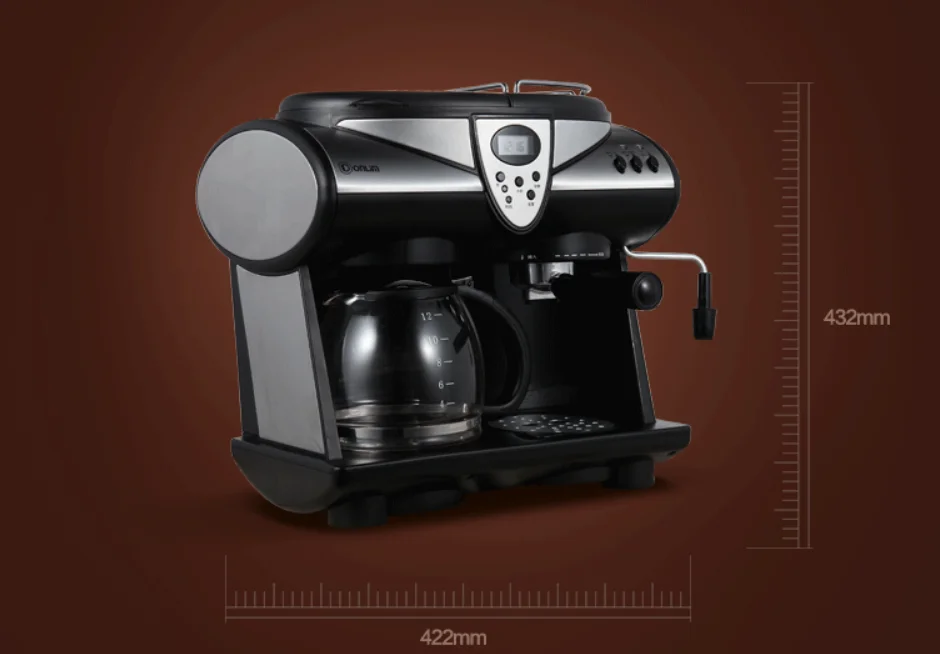 Автоматическая офисная кофемашина Expresso 1 5 л американская кофеварка кофейник