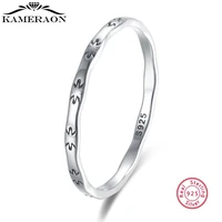 hot selling 100 925 sterling silver rice word ring for women luxury sterling silver fine jewelry finger rings