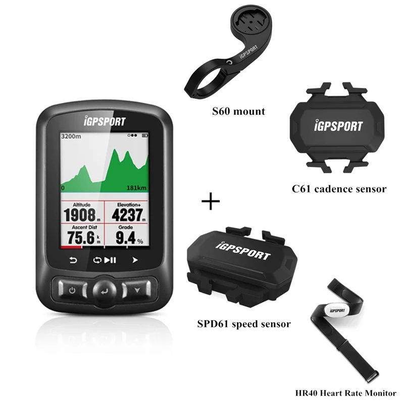 I GPS порт IGS618 ANT + компьютер для велосипеда Bluetooth беспроводной секундомер