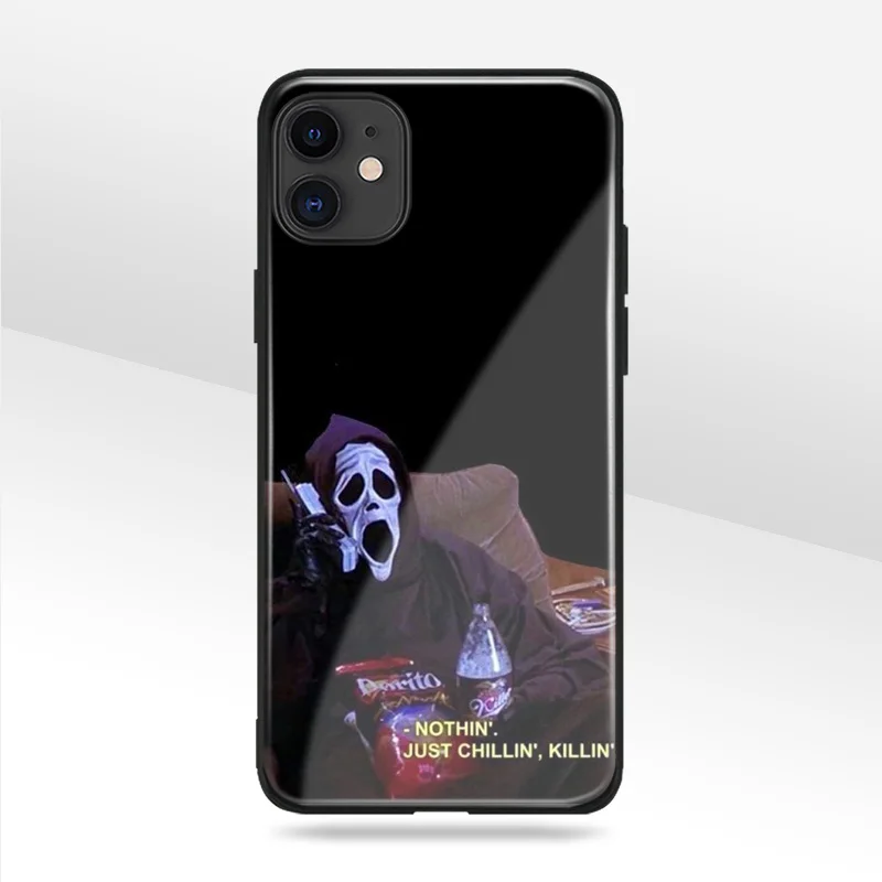 Винтажный Мягкий силиконовый чехол на Хэллоуин для iPhone SE 7 8 Plus X XR XS 11 12 13 Mini Pro Max