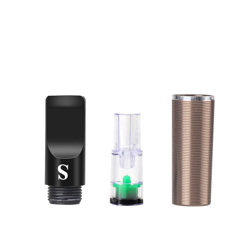 Держатель для сигарет Золотая трубка курения с 2 фильтрами в портативной коробке