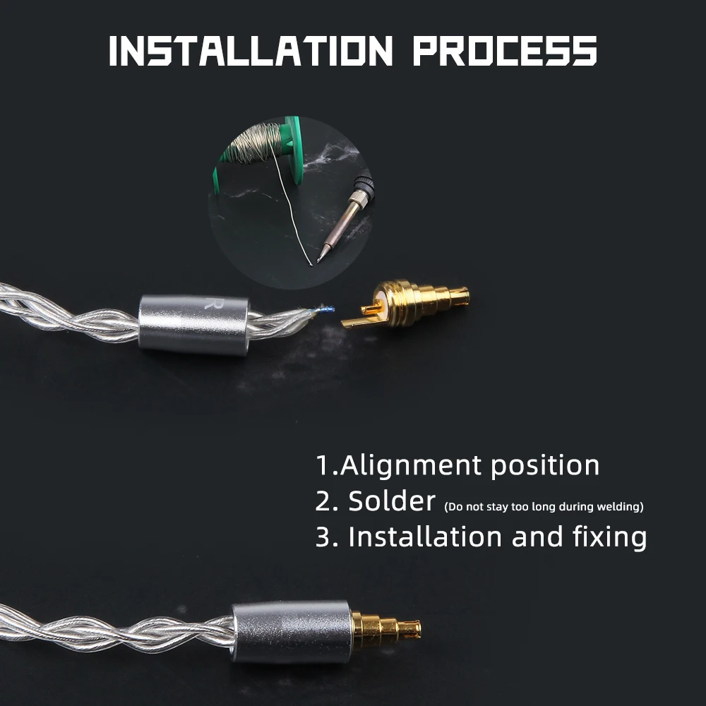 FDBRO DIY Beryllium Copper Audio MMCX IM A2DC 2PIN IE80 IE40 PlugHiFi Earphone Pin Frosted Shell Wire Connector Line Adapter | Электроника