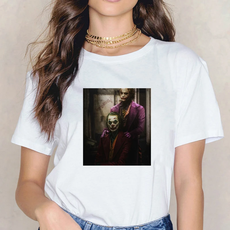 

Joker 2019 Joaquin Phoenix Funny T-shirt Men/women/kid Summer New White Casual Homme TShirt Unisex Streetwear T Shirt