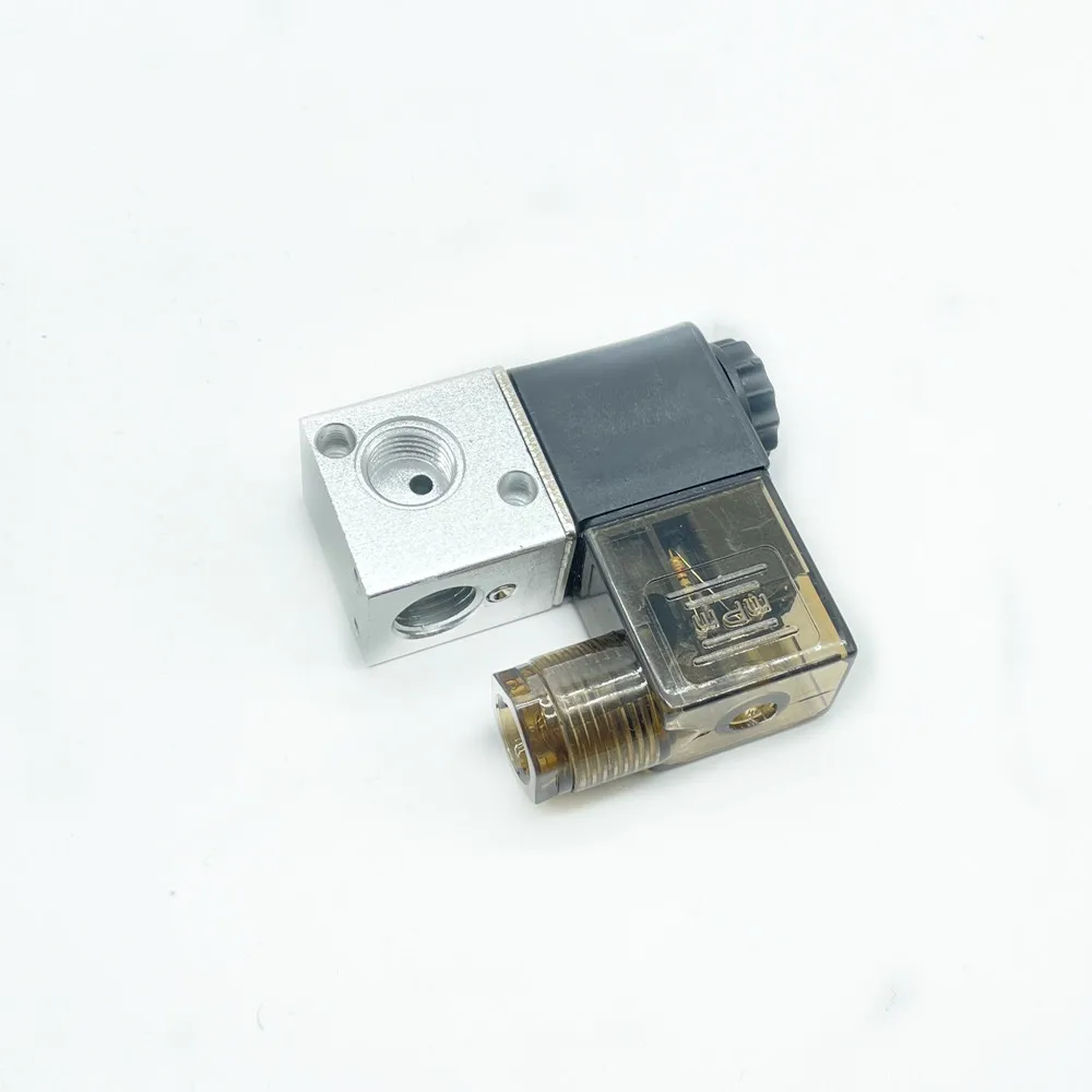 1x 3V1 08 12 В DC 3 порта 2Pos 1/4 &quotBSP нормально закрытый соленоидный воздушный клапан