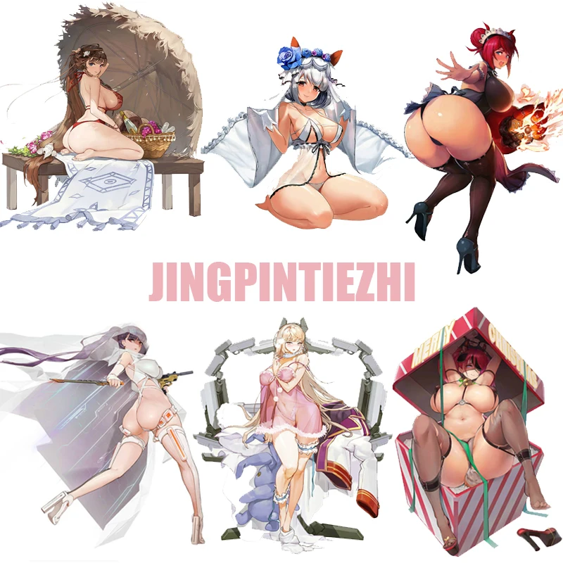 

Car Stickers Vinyl Motorcycle Decal Car Window Body Cartoon Hentai Waifu Anime Fotia Last Origin Game Silk Stockings Beauty