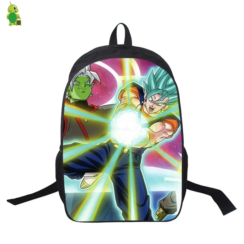 16 Dragon Ball Супер Broly рюкзак с Гоку мультфильм школьные сумки для подростков девочек мальчиков ноутбук рюкзак для женщин мужчин Дорожная сумка на плечо - Цвет: 16