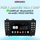 Автомобильный DVD-плеер Carplay PX6, Android 11, для Benz R171, W171, Benz SLK, R171, W171, SLK200, SLK280, SLK350, SLK55, 2004-2012, Wi-Fi, GPS, радио