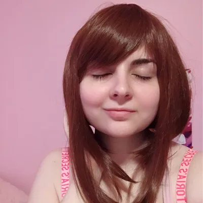 Ebingoo, мой герой, Academy OCHACO URARAKA, темно-коричневый, короткий прямой Боб, синтетический парик для косплея, для ролевых игр, костюм на Хэллоуин