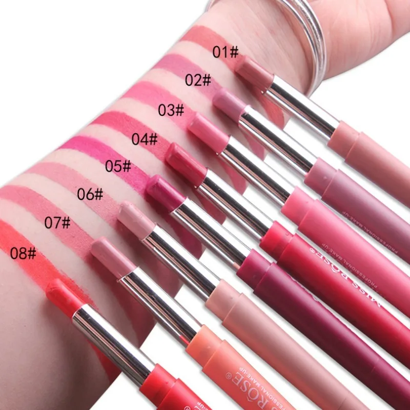 

Brownish Red Makeup Velvet Nude Lip Gloss Waterproof Liquid Matte Lipstick Long Lasting Red Lipstick Set Korean Cosmetics