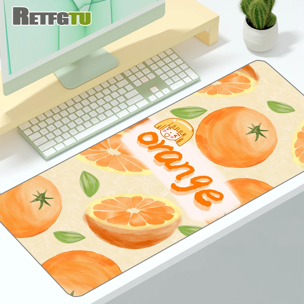 

90x40CM Large Fruit Cute Mouse Pad XXL MausePad Desktop Non-slip Desk Mat Kawaii Gaming Accessories Writing Desk Mat