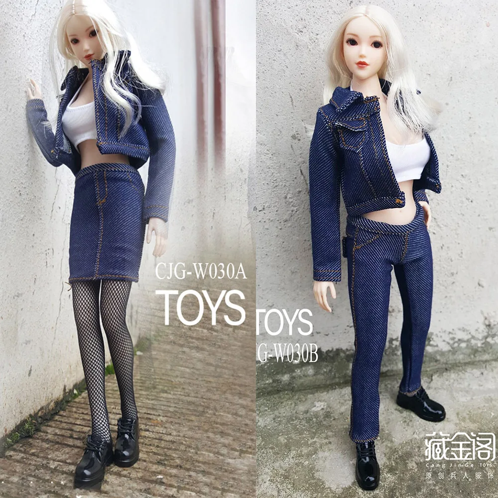 

1/6 Scale Female Cowboy Suit Jacket CJG-W030 Clothes Accessories for 12" TBL UD LD OB Body In Stock