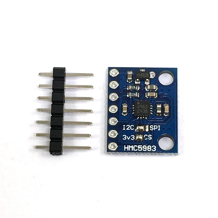 Taidacent SPI I2C цифровой высокоточный 3 осевой триосевой флюсовый Компас магнитометр