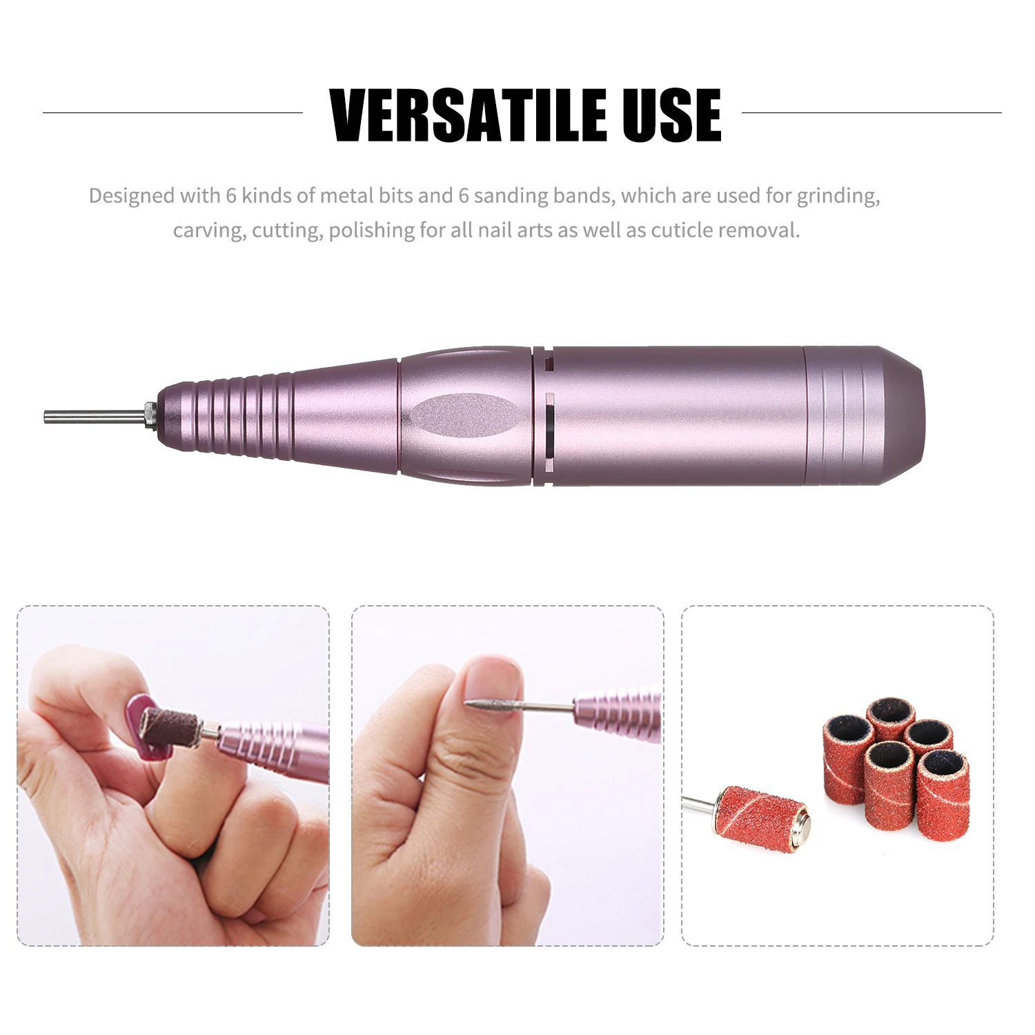 Электрическая машинка для маникюра и педикюра 20000 об./мин.|Точильные камни| |