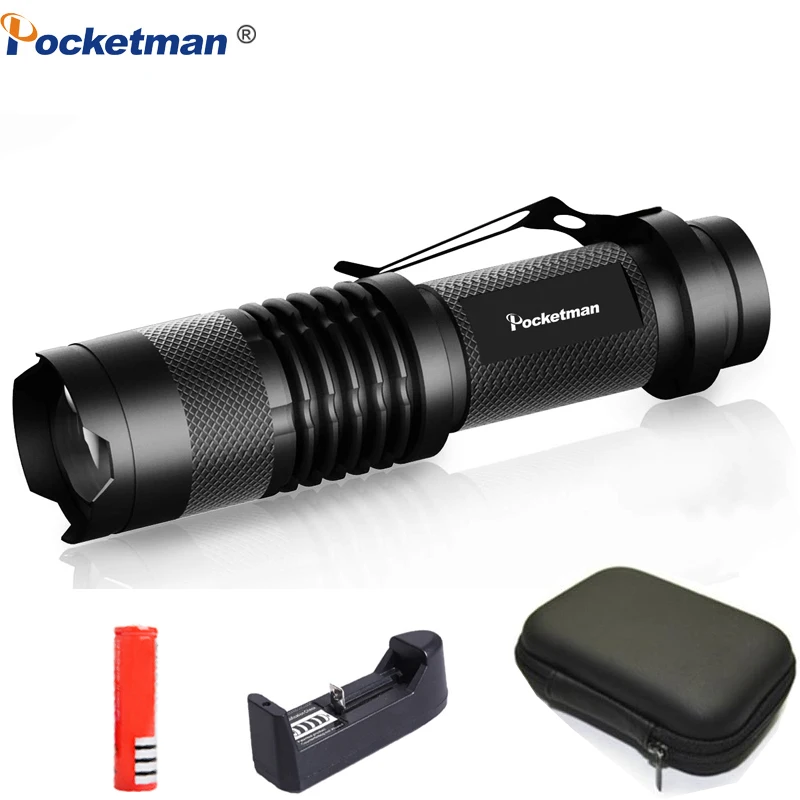 

8000LM Zoomable fishing Camping Bicycle Light 14500/18650 Mini Led flashlight Super Bright torch Q5/T6/L2 linterna led lanterna