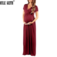 fashion maternity dresses for photo shoot maxi dress wempire waist for baby shower pregnancy clothing