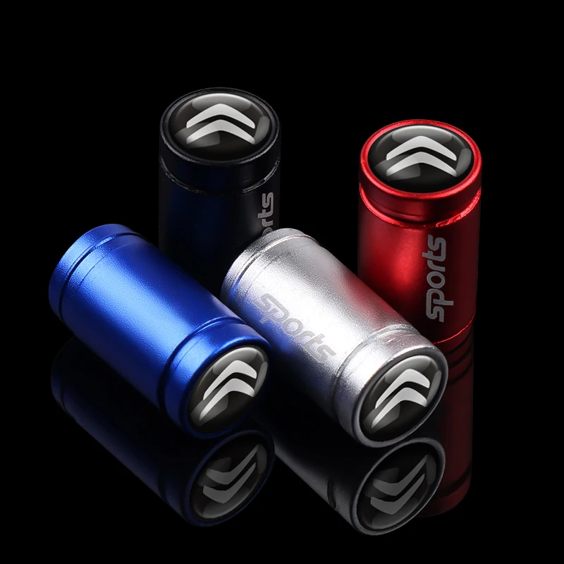 4 шт. автомобильный дизайн Спорт для колес Стикеры колеса шины клапан Кепки