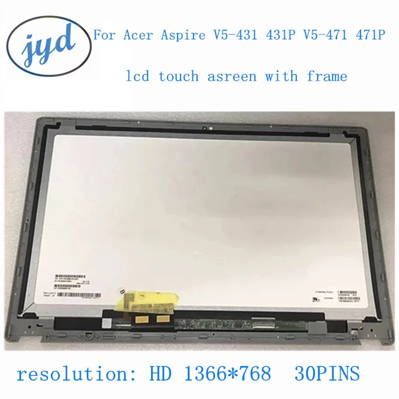 14-дюймовый ЖК-дисплей кодирующий преобразователь сенсорного экрана в сборе HD