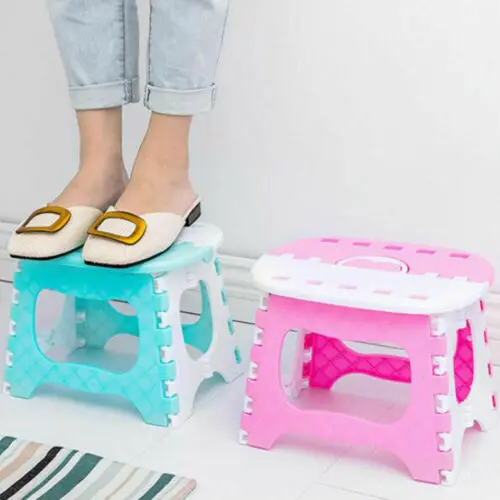 

High Quality Folding Step Stool Super Strong Stepping Stools Premium Heavy Duty Foldable Stool For Kids Adult Garden Bathroom