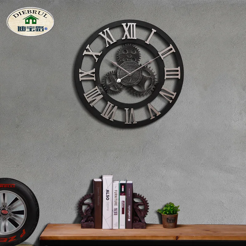 

Loft Bar Wall Decoration Creative Shop Wall Decoration Retro Industrial Gear Decoration Wall Decoration Pendant