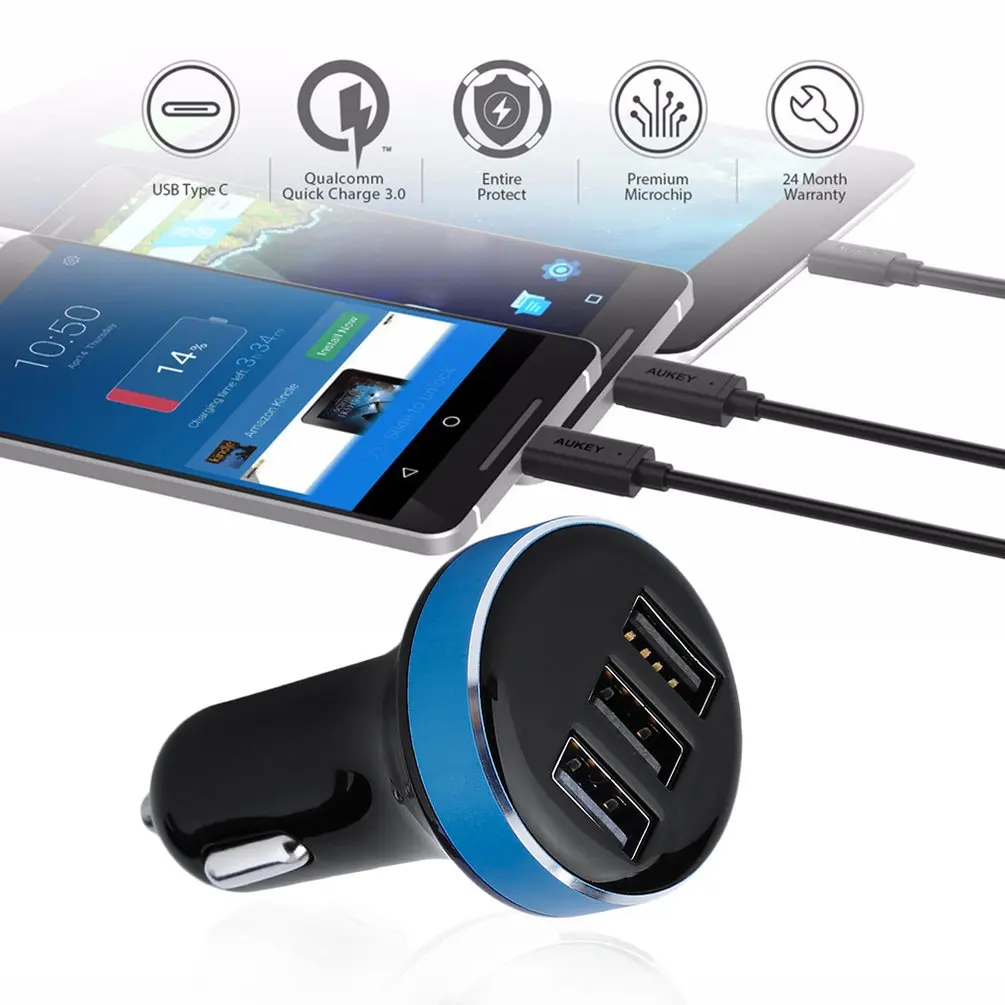 

Professional AP3 Car Charger Double USB 3.1A Quick Charge Fast Charge For Mobile Phones Tablet PC Auto Power Off