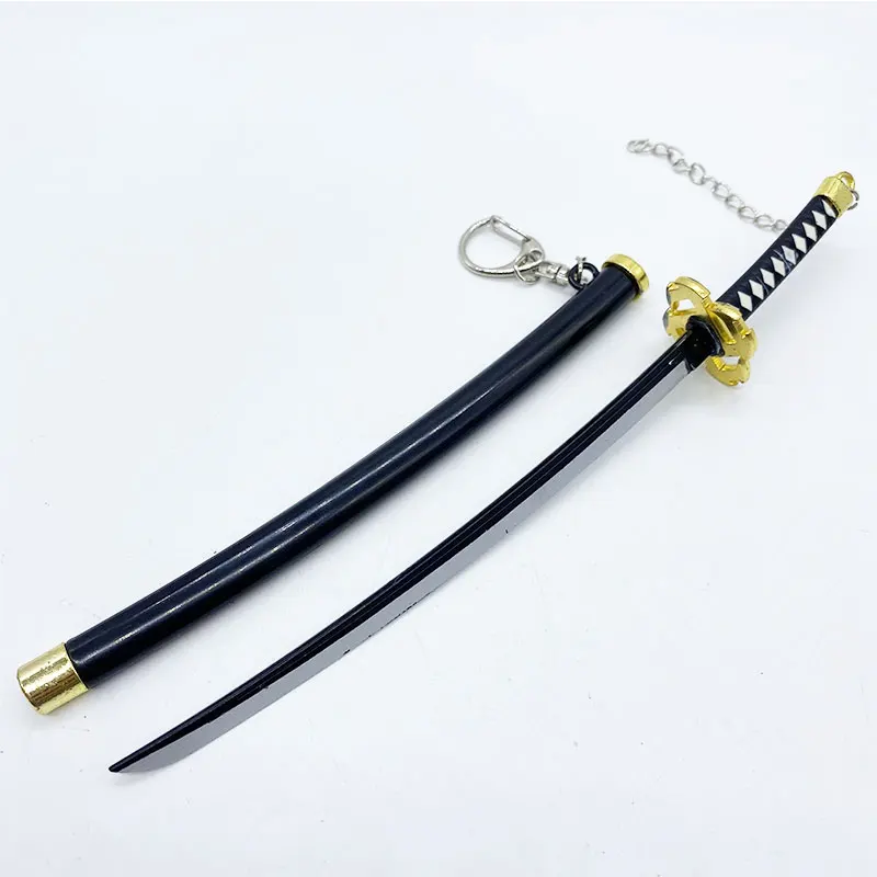 Bleach Sword Tenshou Zanpakutou Kurosaki Ichigo Zangetsu Blade Hollow Allankar Vizored Getsuga Small Metal Knife Model Katana | Дом и сад