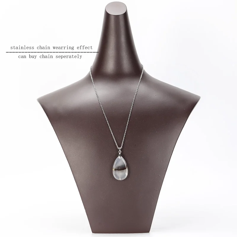 JD Smoky Quartz Tear of Angel Black Agate Water Drop кулон зеленый Howlite Ассорти модных смешанных цветов