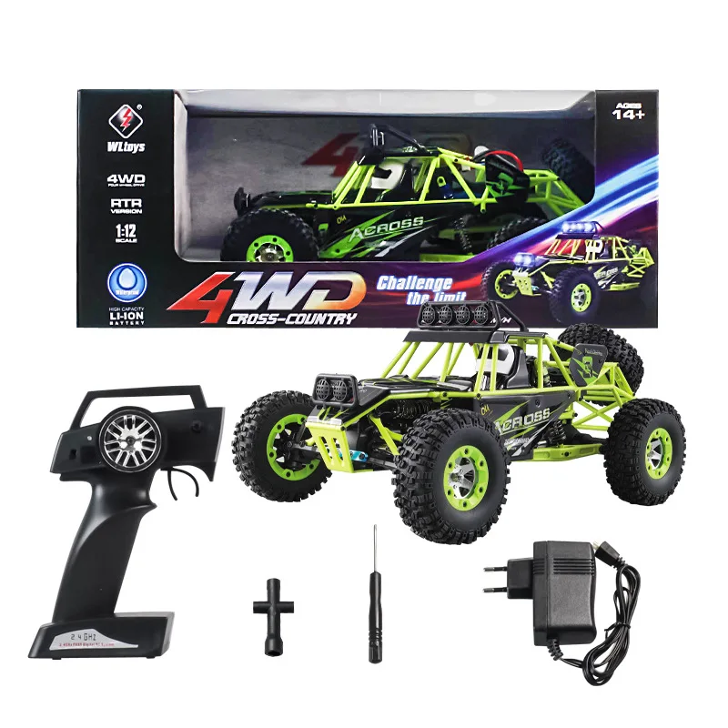

WLtoys 12428 4WD 1/12 2,4G 50 км/ч электрической щеткой RC багги внедорожник автомобиль игрушки высокой Скорость восхождение гонки дистанционного Управ...
