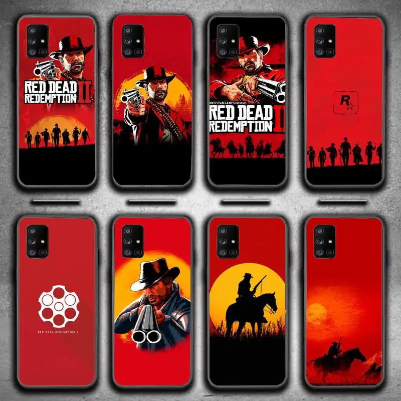 

Red Dead Redemption 2 Phone Case for Samsung A6 A6S A530 A720 A750 A8 A9 A10 A20 A30 A40 A50 A70 A10S A20S A51 A52 Plus 5G cover