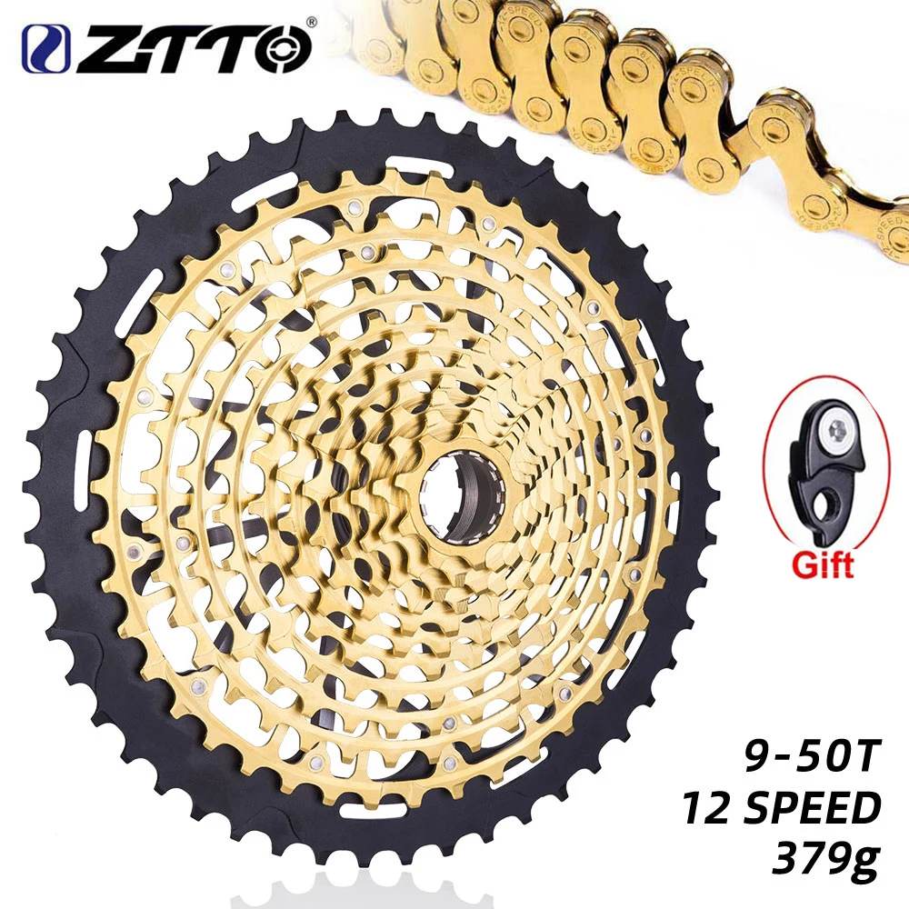 Кассета ZTTO MTB Golden 12 Скоростей 9 50T S полностью стальная кассета 9T звездочка