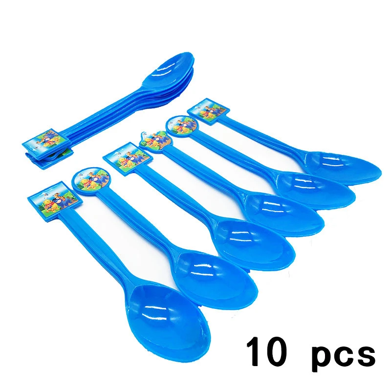 10Spoon 2,5 метровый плакат с медвежонком Винни, праздничные принадлежности для дня рождения, праздничные украшения, вечерние украшения - Цвет: 10Spoon