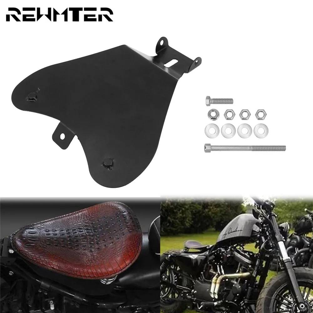 Мотоцикл Solo Seat Baseplate Кронштейн монтажный комплект черный держатель Базовая