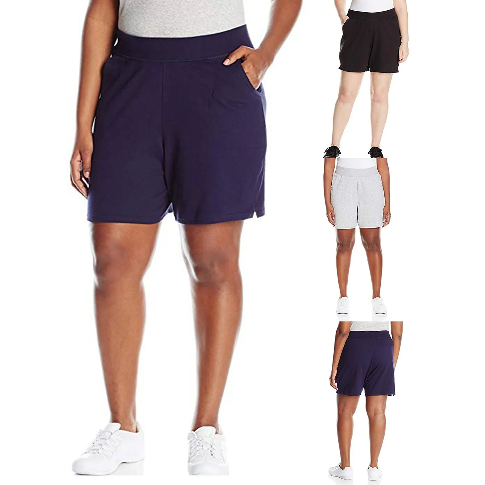 

Women Casual Running Shorts 2021 Female High Waist New Shorts Fitness Sports Shorts Summer Vintage Hotpants